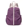 Mochila de senderismo para exteriores nueva, de color sólido, versátil, de gran capacidad, diseño simple, mochila de viaje ligera