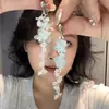 Pendientes de Borla Azules Frescos Estilo Bosque Primavera Verano para Vacaciones de Verano Que Se Ven Hermosos Puestos de Forma Casual