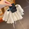 Pinza de Clip de una Línea con Lazo de Cinta Súper Hada, Pinza de Resorte Suave y Dulce para Coleta Semi-Recogida de Niña en la Parte Trasera de la Cabeza