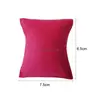Almohada de PU con Flocado para Reloj, Accesorios de Exhibición de Joyería, Almohada Pequeña, Soporte de Exhibición para Mostrador, Pulsera, Pulsera, Adorno