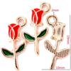 Liga Acessórios de Joias DIY Gotejamento de Óleo Flor Coração Carinha Sorridente Pingente Colar Pingente Acessórios de Brincos W206