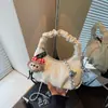 Bolso de Mano Plegado de Nicho de Comercio Exterior para Mujer 2025 Nuevo Bolso de Mano de Moda de Alta Gama Bolso Cruzado de Hombro Único con Cadena