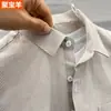 Camisa de manga corta con bolsillo moda camisa a rayas hombre 2025 verano nuevo cuello solapa pulgada fina top profesional