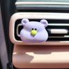 Carro Air Outlet Clip Creative Cartoon Car Interior Ornaments Estúpido Urso bonito desenhos animados Trendy Play Menina Coração Decoração do carro