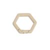 Anillo de Resorte Hexagonal Pintado Accesorios de Ferretería Cuadriláteros Hebilla Colgante de Estrella Triángulo Hebilla de Resorte Abierta Llavero de Forma Especial