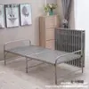 Cama de ferro antiga cama de cochilo cama dobrável retrátil multifuncional leve cama de arame de aço de arame dupla pessoa armazenamento de arame duplo aço