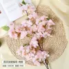 Galhos Artificiais de Flor de Cerejeira com 4 Galhos Longos, Flores Artificiais para Decoração, Flores Artificiais para Decoração de Casamento, Guia de Arco, Flores Artificiais de Flor de Cerejeira