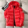 Moda de Invierno 2026 Estilo Coreano Ropa de Moda a Prueba de Frío para Parejas Chaqueta Corta Brillante Gruesa para Hombre para Exteriores