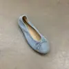 Foto Real de los Zapatos de Abuela Doudou de Boca Baja para Mujer, Estilo Nuevo con Lazo, Puntera de Concha, Zapatos de Suela Antideslizante, Mocasines para Mujer