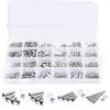 880pcs304 Aço Inoxidável Cross-border Parafuso Terno Hexágono Soquete Pan Cabeça Stud Prego Porca Arruela Plana Set