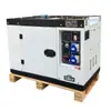 Generador Diésel Silencioso de 3Kw5Kw8Kw Generador Refrigerado por Aire Portátil Doméstico Comercial Baja Potencia