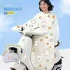 Nueva Cubierta de Sombrilla Impermeable y a Prueba de Sol de Verano, Modelo Delgado para Motocicletas Eléctricas, Resistente al Viento e Impermeable, Adecuada para Todas las Estaciones