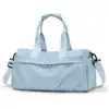 En stock Moda Nueva Fitness Gran Capacidad Bolsa de Viaje Separación Seco y Húmedo Bolsa Deportiva Impermeable Yoga Bolso de Hombro