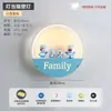Luminária de parede LED para cabeceira de quarto, simples, moderna, elegante, redonda, única, artística, adequada para sala de estar, corredor e hall, luminária Zhongshan