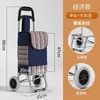 Carrito de Compras para Personas Mayores, Carrito Pequeño para Comestibles, Carro de Mano Doméstico para Subir Escaleras, Carrito Plegable Portátil, Carrito Pequeño para Carga