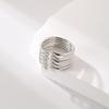 [Anillo 31] Disponible en stock, anillo abierto, anillo de serpiente, anillo de tamaño ajustable, diseño de nicho, viajero diario, Joker