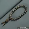 Pulsera de Sandalo Verde Argentino de 8mm con Doble Bucle para Hombres y Mujeres, Cuentas Budistas de Sandalo, Cuentas de Oración, Artículo Cultural, Regalo al por Mayor