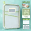 Bolsa de clasificación de materias en forma de L, bolsa de documentos transparente, bolsa de malla con cremallera para exámenes, bolsa para tutorías, bolsa de almacenamiento de archivos y exámenes