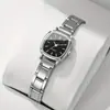 Nuevo reloj para mujer, reloj de cuarzo de vidrio de alta gama de nicho para niñas, reloj de aleación de lujo ligero de moda para mujeres, al por mayor