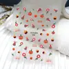 Série Duyuer Adesivos de Unha Populares Estilo Influenciador Realista com Suporte Adesivo para Decoração de Unhas DIY