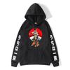 Sudadera con capucha de anime transfronteriza en stock Naruto Clan Uchiha Sudadera con capucha japonesa moderna con forro polar