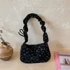 Bolso versátil de nicho para mujer, moderno, individual, bolso de axila, para mujer, plisado, de trabajo, nuevo estilo, lazo, textura de alta calidad, bolso de un solo hombro