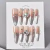 Unhas Usáveis Feitas à Mão Atacado, Adesivos de Unha Pura Desejo Estilo Ins, Peças de Unha Usáveis com Sensação de Luxo, Unhas Postiças Olho de Gato