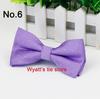 Estilo coreano cor sólida dos homens Silver Point Bow Tie sul-coreano de seda casamento Bow Tie Dress Business Bow
