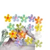 Estilo Hyun Ya Color Lindo Color Sólido Flor de Resina Flor Pendiente de Tachuela diy Joyería Hecha a Mano Accesorios para Pendientes Material