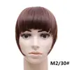 Peluca de Flequillo Multicolor Transfronteriza al por Mayor para Mujer, Postizo para la Parte Superior de la Cabeza, Flequillo Estilo Cómico, Flequillo Falso de Fibra Sintética Estilo Francés sin Costuras