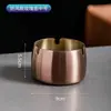 Elegante cenicero a prueba de viento para uso comercial en hoteles, cibercafés, billares, salas de estar grandes, hecho a medida para publicidad, sin flores de seda