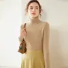 Nuevo Suéter de Cuello Alto de Cachemira para Mujer Otoño/Invierno 2026, Capa Base de Cachemira Gruesa Ajustada, Suéter Adelgazante