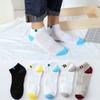 Calcetines Cortos para Hombre, Resistentes al Olor Sp, Primavera y Verano Absorbentes del Sudor Negocios Corte Bajo Casual Invisibles, Transpirables Deportes Ins Tendencia