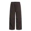 Calça Casual Masculina Beijie 2025 Outono/Inverno Nova Cor Blocos Patchwork Forrada com Fleece Calça de Moletom Reta Masculina