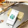 Encendedor a prueba de viento nuevo del fabricante con incrustaciones de concha, metálico recargable, encendedor de regalo moderno personalizado para hombre, con precio de 39.9