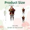 Una Variedad de Productos Nuevos Creativo Papá Noel Pan de Jengibre Plástico Pvc Patio Jardín Decoración Inserts e Inserciones de Suelo Accesorios Decorativos