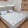 Algodón Puro Seis Capas Gasa Suave Esterilla Verano Clase Madre y Bebé Cubierta de Cama Jacquard Sábanas Colcha Sensación Fresca Clase a Madre y Bebé