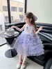 Vestido de Dibujos Animados para Niña Verano Niños Chaleco Kuromi Vestido Falda Pastel Vestido de Princesa Peludo para Bebé Moderno