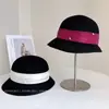 Sombrero de Pescador Estilo Hepburn para Niños, Protección Solar de Verano y Sombrero de Paja Trenzada de Papel, Cáñamo de Seda con Sombrero de Cubo, Sombrilla, Sombrero de Playa