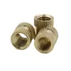 Fabricante de tuerca de cobre moleteada/tuerca de cobre embutida/tuerca de cobre moldeada por inyección/tuerca moleteada/tuerca de cobre de alta precisión en stock