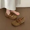 Bailarinas con tiras, diseño retro de lunares, bailarinas de punta poco profunda, estilo francés, nueva colección 2026, zapatos Mary Jane para mujer, adecuados para primavera y otoño