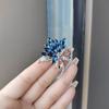 Corea del Sur Dongdaemun Broche Flor Floreciente Cristal Moran Moda Mujer Diamante Elegante Accesorios Ropa Pin Corsage