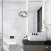 Tambor Hueco Lei De Zhu Espejo de Vidrio Gabinete de Uñas de Baño Tapa Decorativa Tornillo Fijación de Baldosa de Pared Suelta Baldosa Anticaída