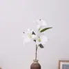 Flores Artificiais, Lírios, Flores Falsas, Flores de Seda, Decorações de Mesa para Sala de Estar, Arranjos de Flores, Arranjos para Decoração de Fundo de Casamento em Casa
