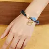Jingdezhen Verão Fresco Estilo Oceano Nicho Cerâmica Contas Pulseira Joia Simples Versátil Clareamento Temperamento Pulseira Atacado