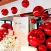 Globos de Papel de Aluminio 4D Rojos de 10, 18, 22, 32, 50, 60 Pulgadas Transfronterizos, Globos para Boda, Fiesta de Cumpleaños