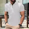 Suéter de verano 2024 nuevo de venta rápida Amazon Camisa POLO con cremallera polo deportivo para hombre fabricantes venta al por mayor
