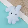 Muñeco de Conejo de Peluche Lindo y Popular Conejo de Orejas Plegables de Dibujos Animados Adornos Pequeños Hechos a Mano DIY para Zapatos y Ropa de Niños