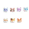 Accesorios para Uñas Artísticas Mascarilla de Zorro Linda de Dibujos Animados Animales Uñas Artísticas Decoración de Uñas DIY Estilo Ins Accesorios para Uñas Venta al por Mayor