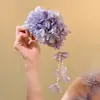 Nuevo Estilo Super Hada Flor Pinza para el Cabello Pinza Lateral Pasador Uso Diario Pinza de Garra de Flor de Tul Accesorio para el Cabello de Alta Gama para la Parte Posterior de la Cabeza